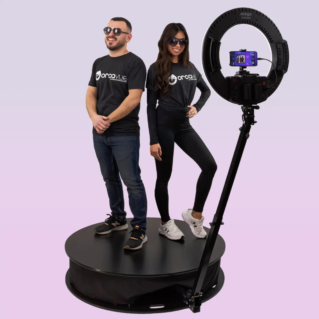 360 Photobooth rental for Events and Weddings | BYB Events
