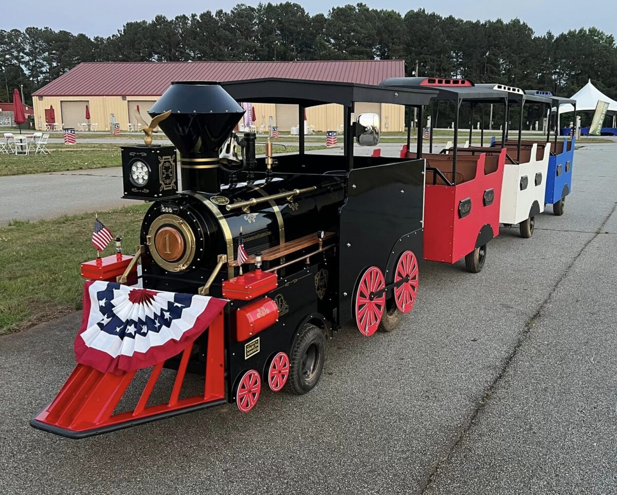 Party Train Rentals from BYB Event Services.